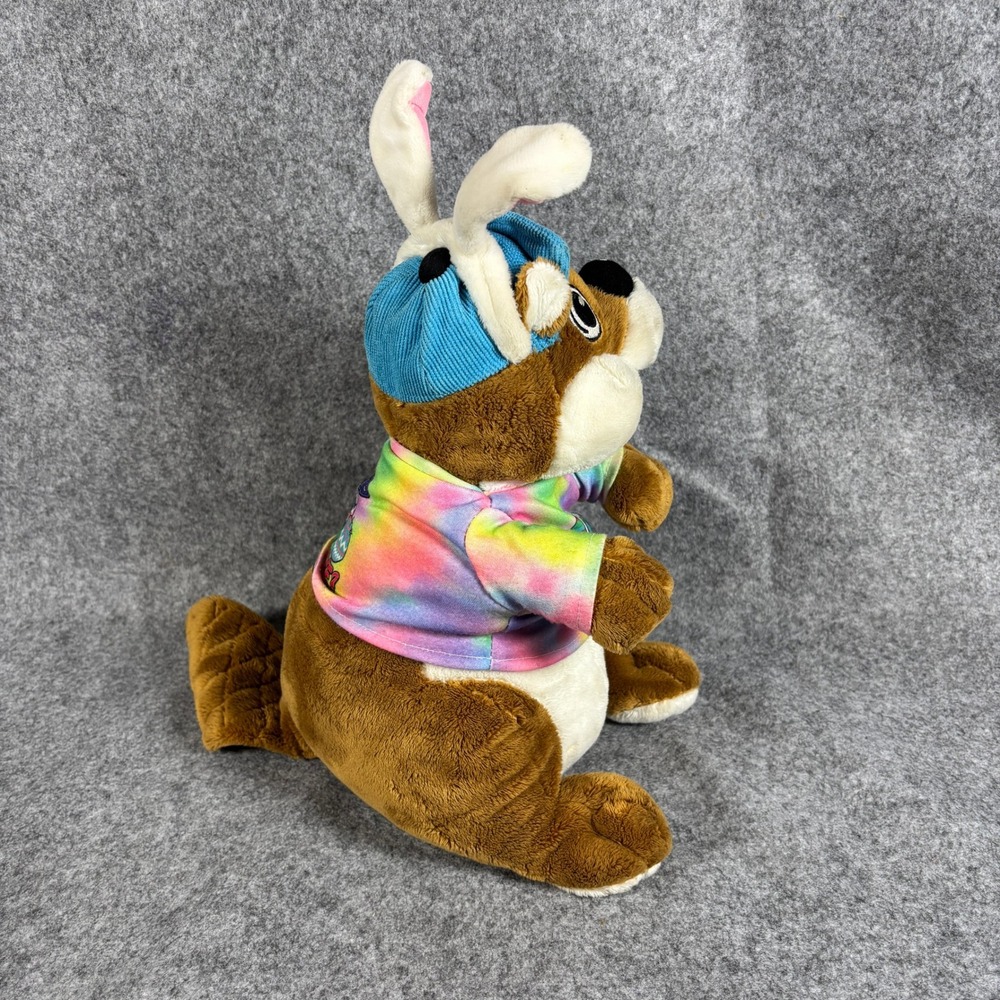 Buc-ees Easter Beaver Plush 10" Bunny Ears Tie Dye Shirt But Did You Dye Fair